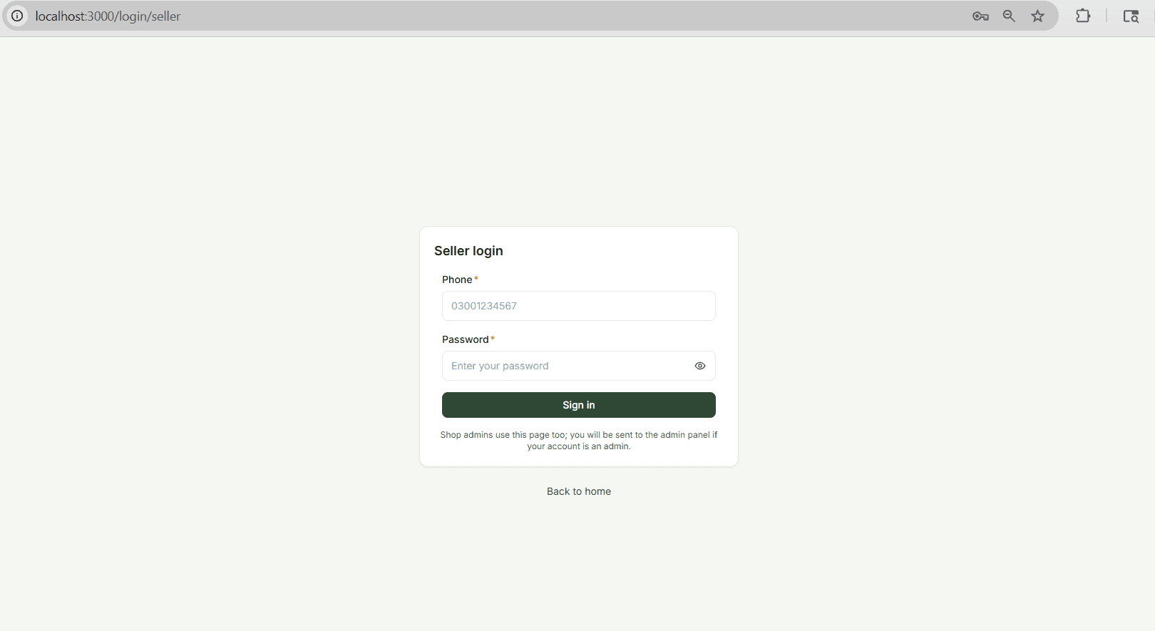 ThreadDesk landing page — digital tailor platform with customer and seller sign-in – screenshot 3 of 14
